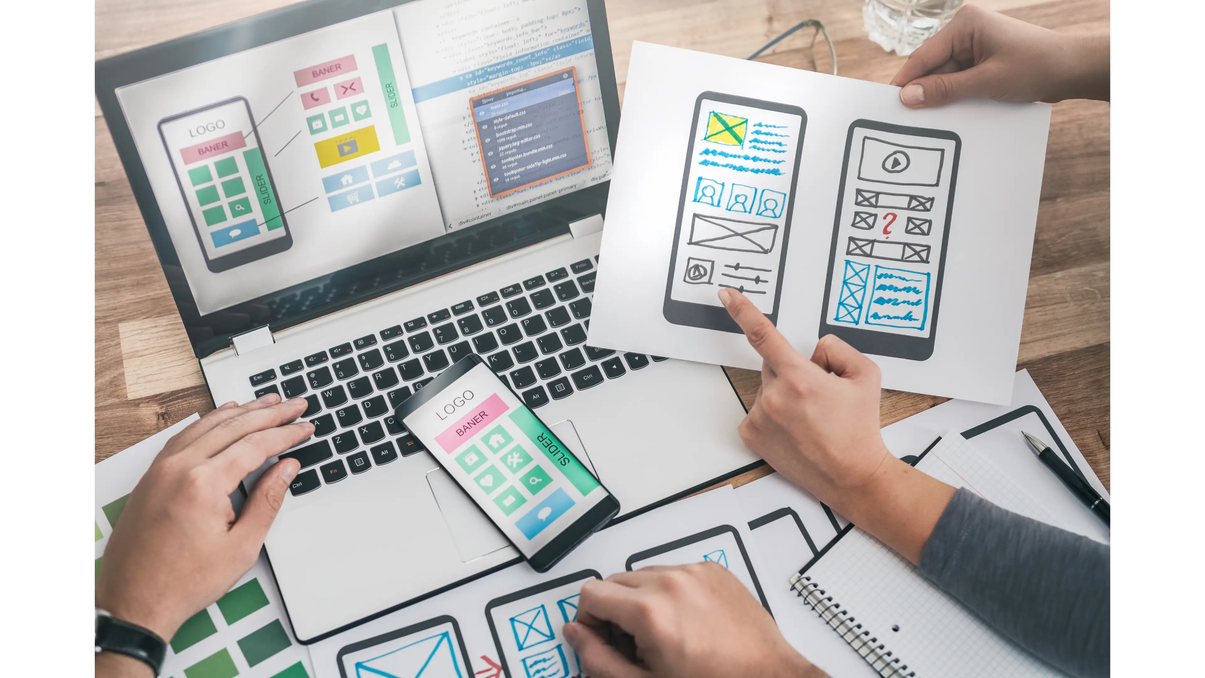 UI & UX Design visualization